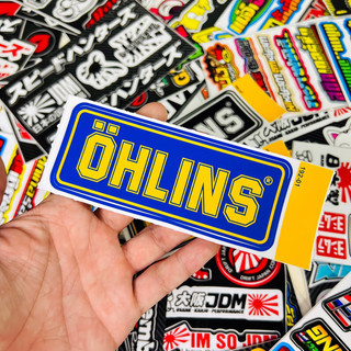 Tem Sticker Logo Ohlins Dán Trang Trí Xe Máy