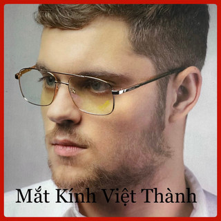HOẢ TỐC mắt kính gọng dẻo titan cao cấp nhẹ cho kính dẻo người già gọng vuông VT606