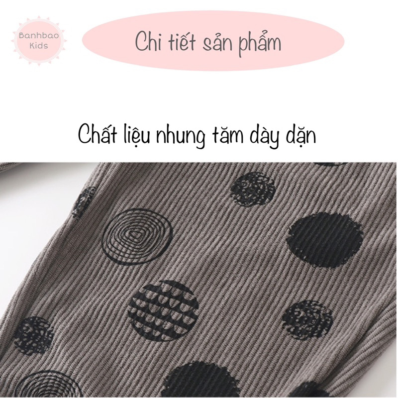 Quần dài thu đông cho bé trai bé gái phong cách Hàn Quốc đáng yêu, hàng QC cao cấp