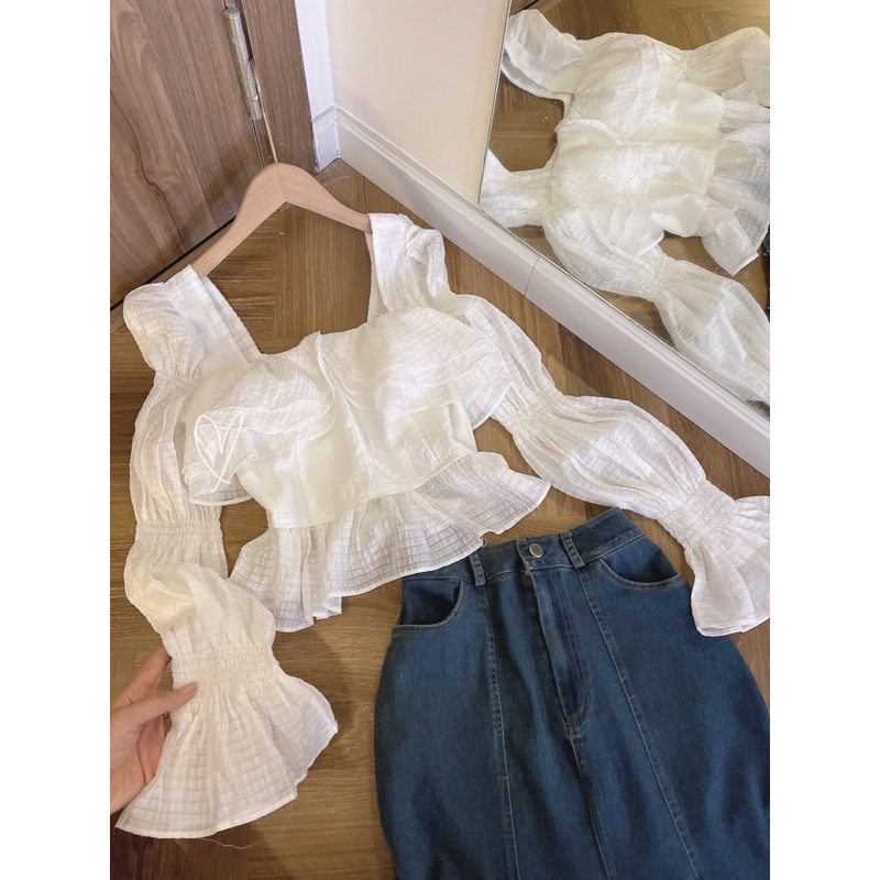 Đầm hoa 2 dây dáng dài kèm áo khoác gân đầm 2s hoa nhí siêu dễ thương phong cách tiểu thư midi hoa xẻ đùi xinh cực