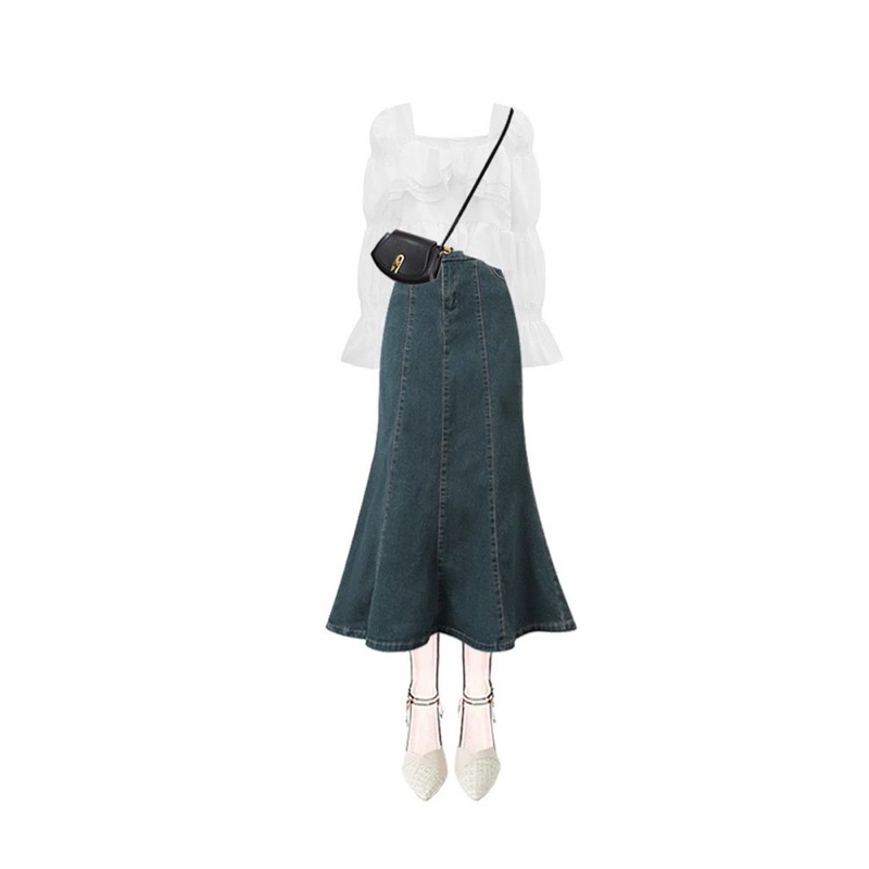 Đầm hoa 2 dây dáng dài kèm áo khoác gân đầm 2s hoa nhí siêu dễ thương phong cách tiểu thư midi hoa xẻ đùi xinh cực