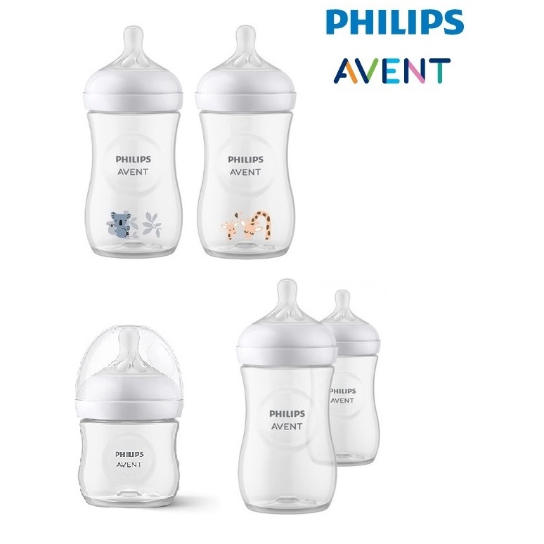 Bình sữa mô phỏng tự nhiên mẫu 3.0 PP Philips Avent đơn 125-260-330ml, được chọn ty