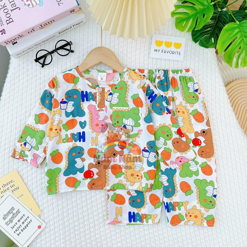 Bộ tay dài quần dài bé trai chất lanh/tole Bảo Sam