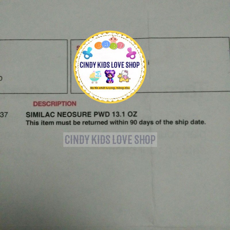 Sữa Similac Neosure 371g của Mỹ