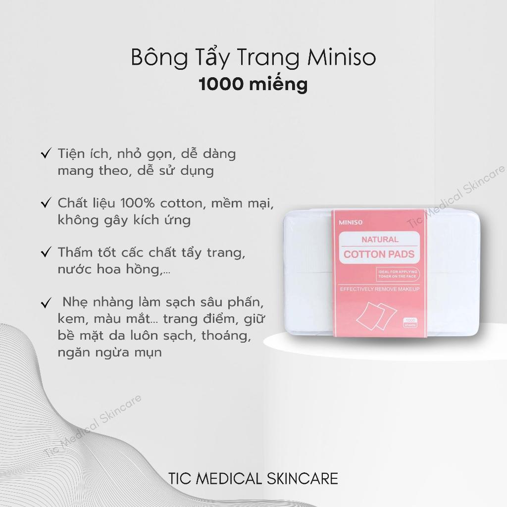 Bông Tẩy Trang Miniso 1000 Miếng