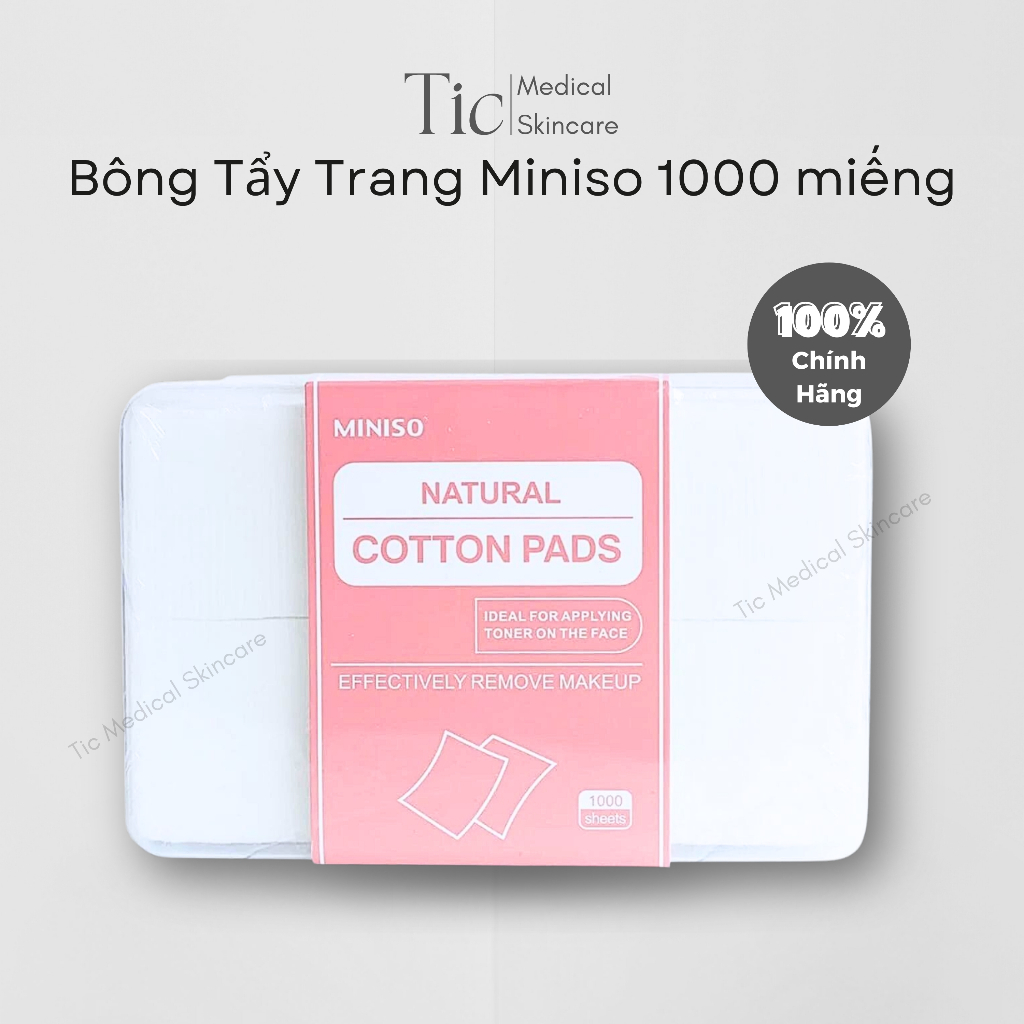 Bông Tẩy Trang Miniso 1000 Miếng