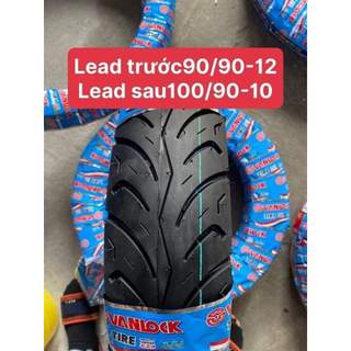 Lốp xe máy không săm lead và atila 90/90-12 100/90-10 chính hãng vanlock