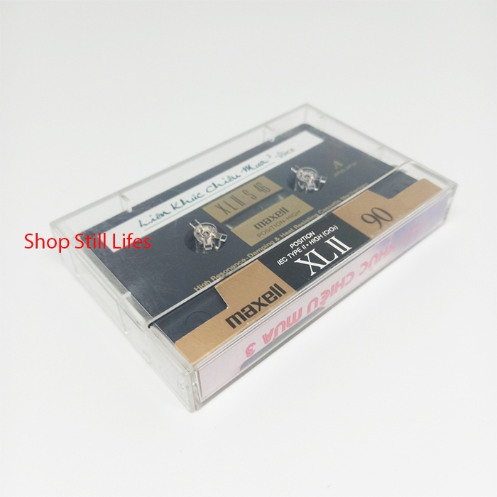băng cassette maxell nhật bản đã qua sử dụng sợi băng crom còn tốt nhạc hay 98% liên khúc chiều mưa 3