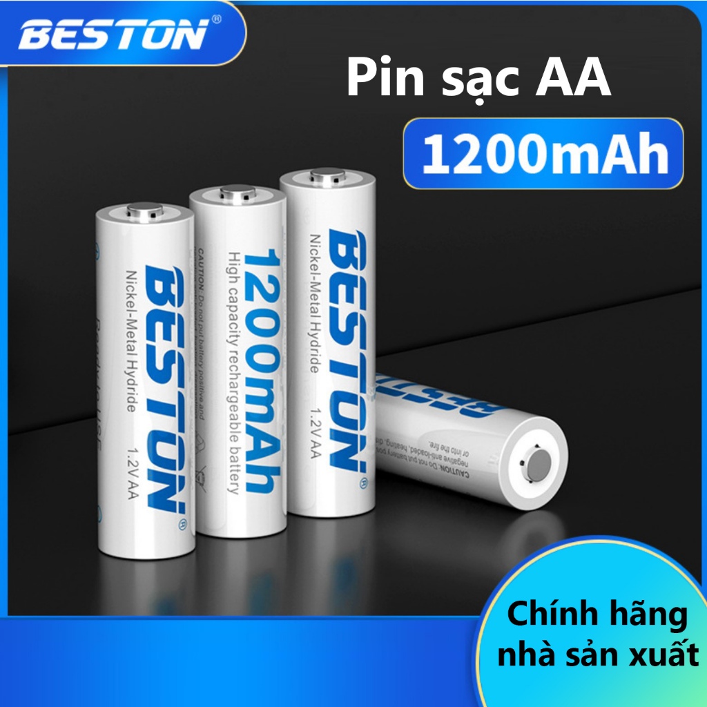 Pin sạc AA / AAA Beston chính hãng 1200mAh / 800mAh