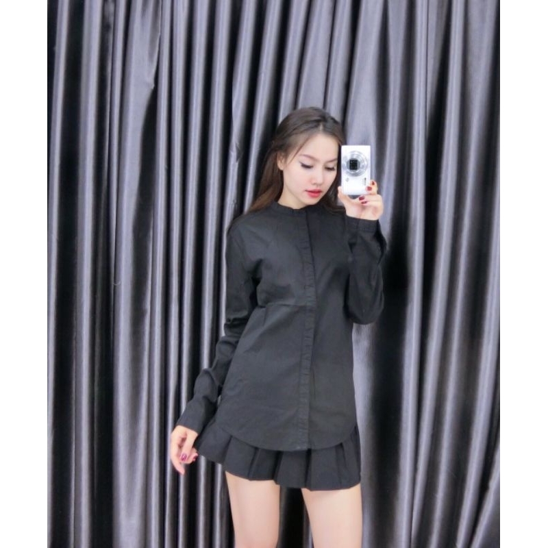 Áo sơ mi nữ tay dài kẻ sọc, áo sơ mi học sinh, áo sơ mi đi làm, đi chơi siêu xinh giá rẻ đẹp