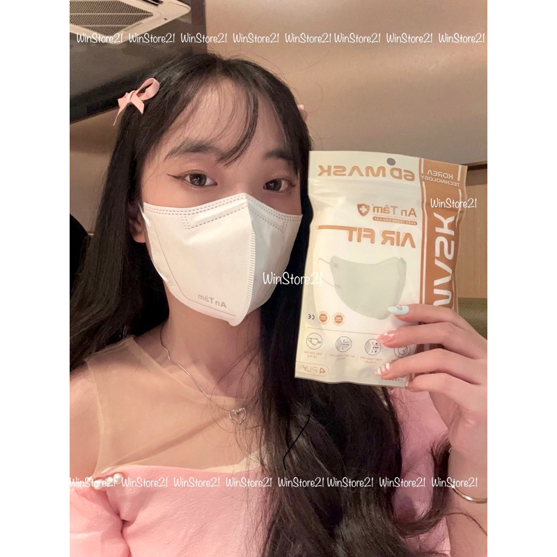 Thùng 100 Khẩu Trang 6D An Tâm 4 Lớp .
