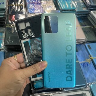 Bộ vỏ realme 8 realme 8 pro zin có kính cam