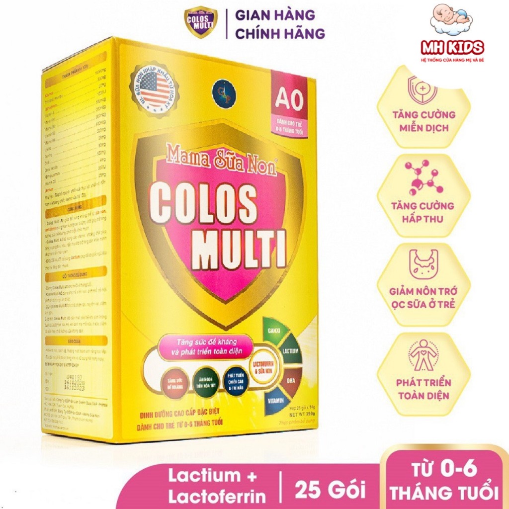 Mama sữa non colos multi A0 350g 25 gói