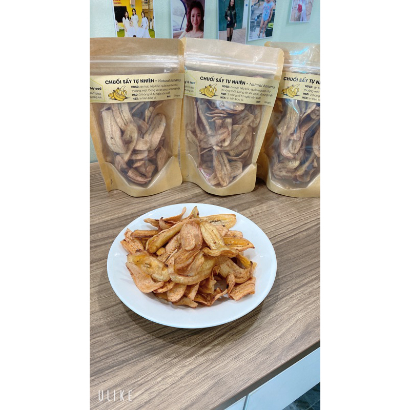 Chuối sấy tự nhiên 100gram-500gram