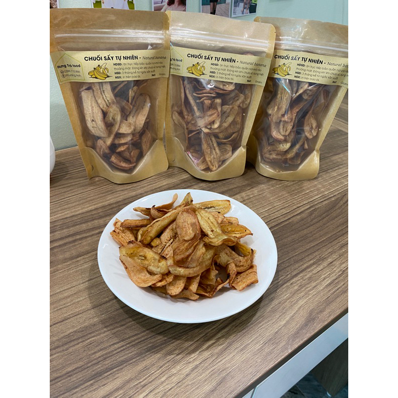 Chuối sấy tự nhiên 100gram-500gram