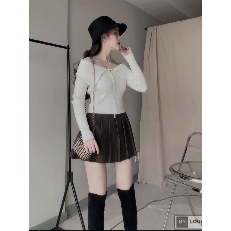 🥳🥳 ÁO LEN KÉO KHOÁ TRỄ VAI ZRR