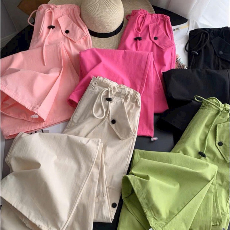 Sét Quần kaky ống suông áo crotop adidas