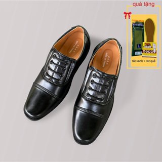 Giày Da Nam Tăng Chiều Cao 7cm mã TC, Tặng kèm tất xanh + lót quế