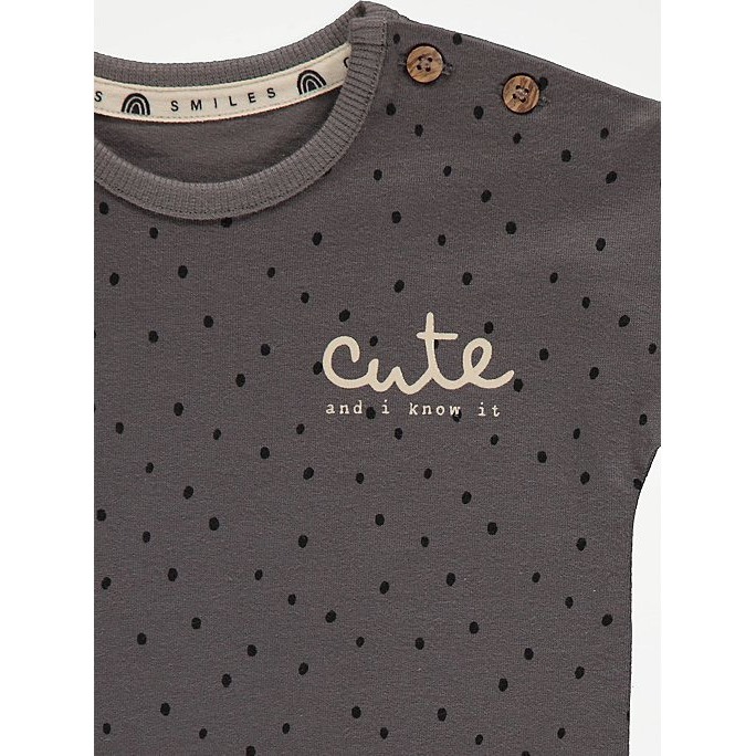 Set 3 áo dài tay cotton GEORGE