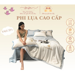 Bộ chăn ga gối 4 món Charming, set chăn ga gối phi lụa óng mịn, không nhăn không xù, hàng chuẩn loại 1