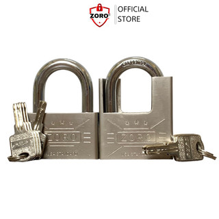 Ổ khóa ZORO 7 phân loại lớn chìa muỗng thép hardened - khóa bấm không cần chìa công nghệ mỹ bền bỉ chống cắt chống trộm