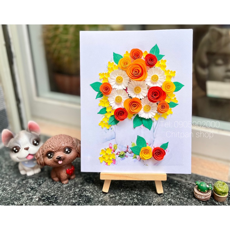 Thiệp handmade 3D- size 15x19cm