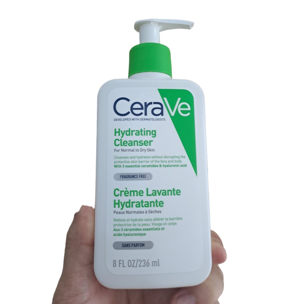 Sữa rửa mặt CeraVe cho da dầu da khô da nhạy cảm Foaming, Hydrating, SA Smoothing Cleanser