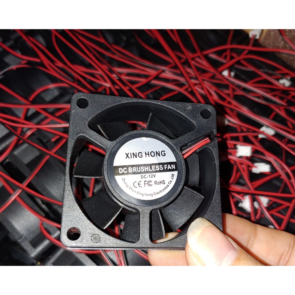 Quạt 6020 12v/0.2a 6x6x2cm mới