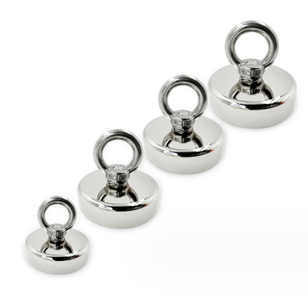 Nam châm móc tròn, Nam châm cứu hộ siêu hút 16 - 42mm