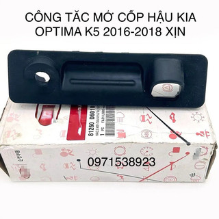 Công tắc mở cốp hậu kia optima k5 2016-2020 xịn 81260-d6010