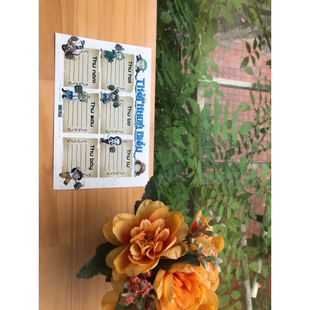 Thời khóa biểu hình ngộ nghĩnh dễ thương