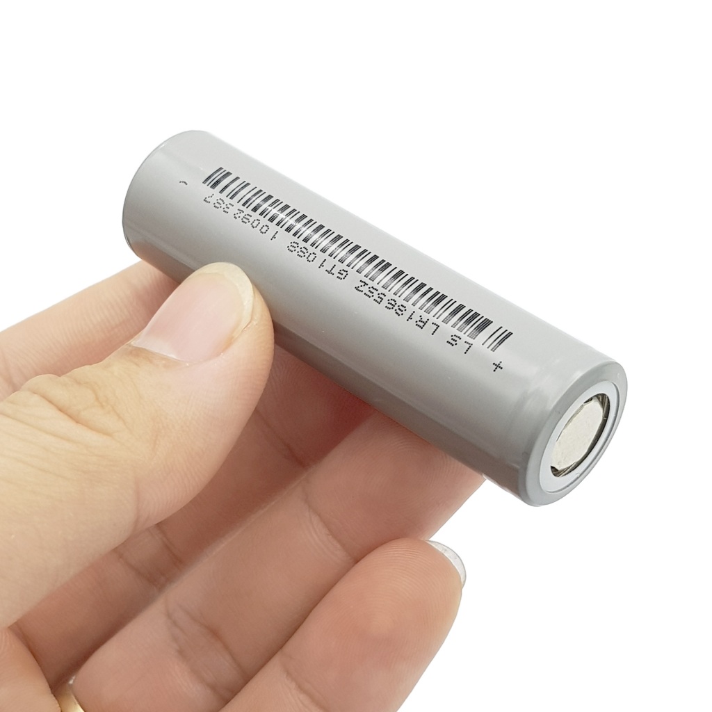 Cell Pin 18650 LiShen xám 2500mAh 5C dùng cho máy pin, đóng pin máy khoan