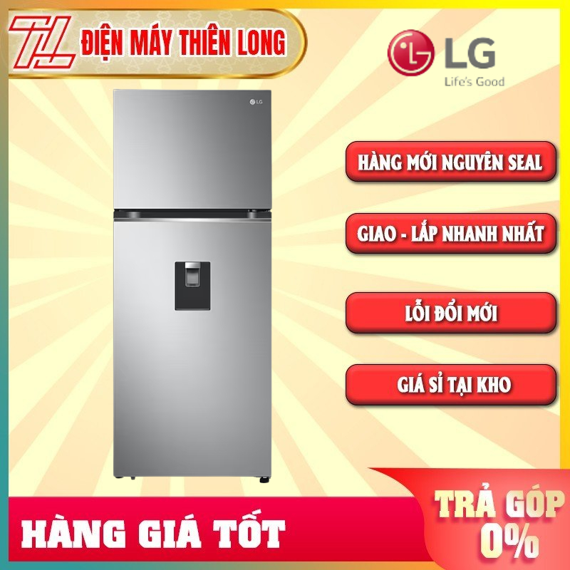 GN-D372PS -- Tủ lạnh LG Inverter 374 lít D372PS - HÀNG CHÍNH HÃNG - BẢO HÀNH CHÍNH HÃNG 24 THÁNG TẬN NƠI