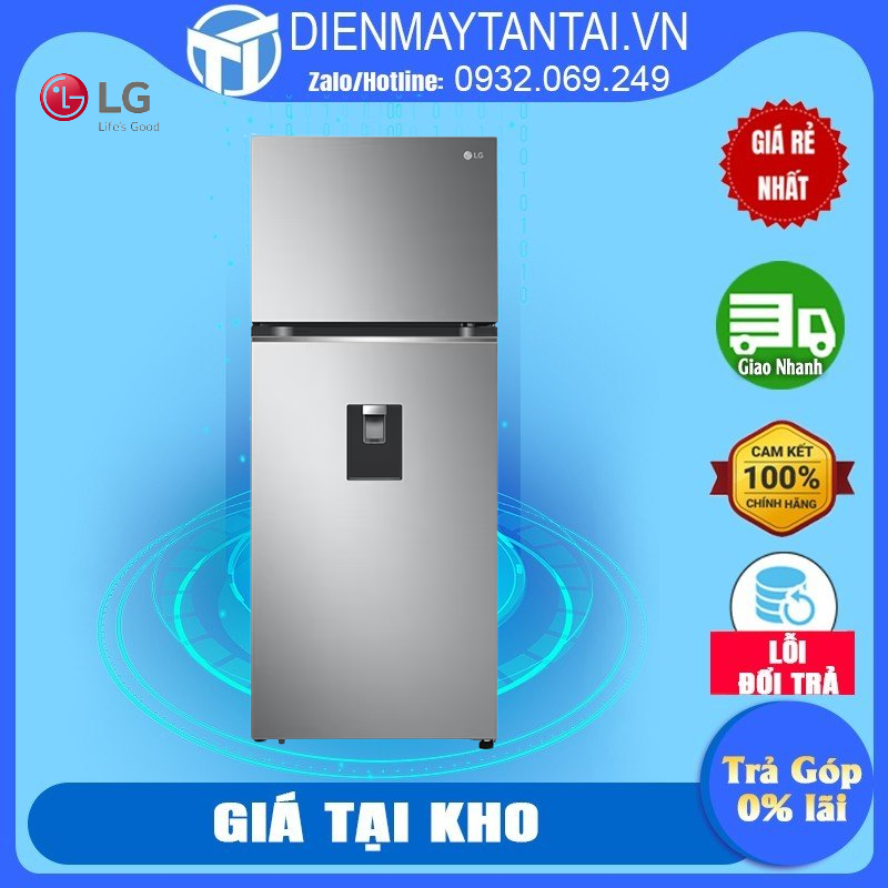 GN-D372PS -- Tủ lạnh LG Inverter 374 lít D372PS - HÀNG CHÍNH HÃNG - BẢO HÀNH CHÍNH HÃNG 24 THÁNG TẬN NƠI