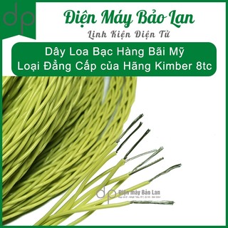 Dây loa bạc, hàng bãi Mỹ , loại đẳng cấp của hãng Kimber. Bao đổi trả trong 7 ngày