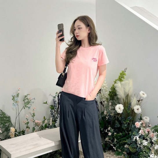 Áo babytee áo phông trơn dáng basic in chữ ORIGINAL nhẹ nhàng hottrend PANOSI - A11