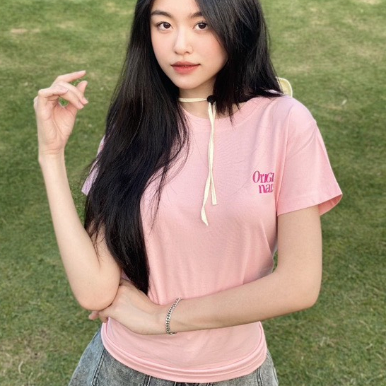 Áo babytee áo phông trơn dáng basic in chữ ORIGINAL nhẹ nhàng hottrend PANOSI - A11