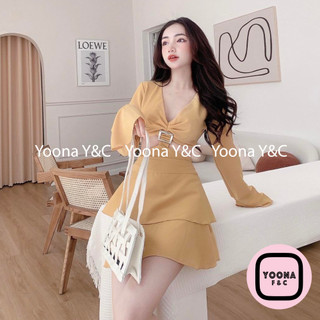 Đầm Mini Bèo 2 Tầng 1915 Thiết Kế Sang Chảnh Yoona Shop
