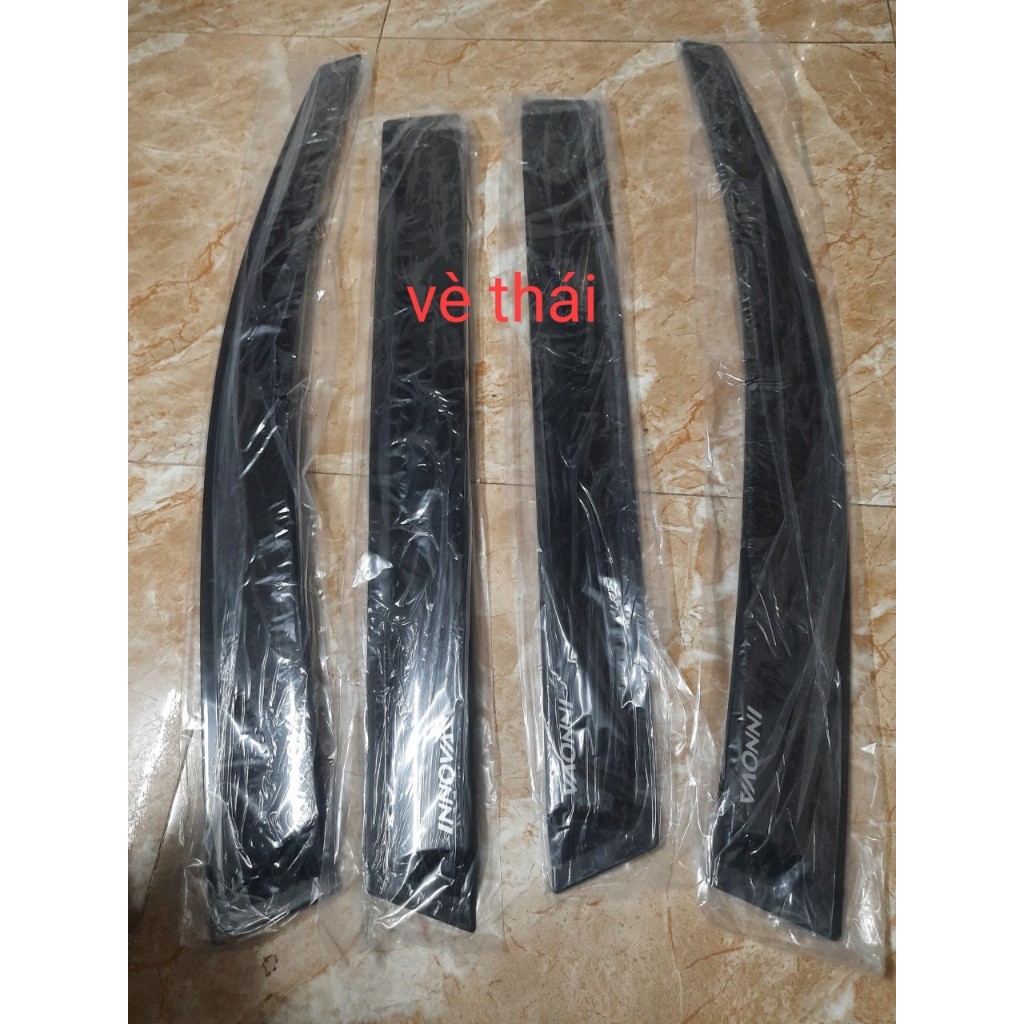 VÈ CHE MƯA NHỰA ĐEN TOYOTA INNOVA 2006- 2022  liện hệ trước khi đặt hàng