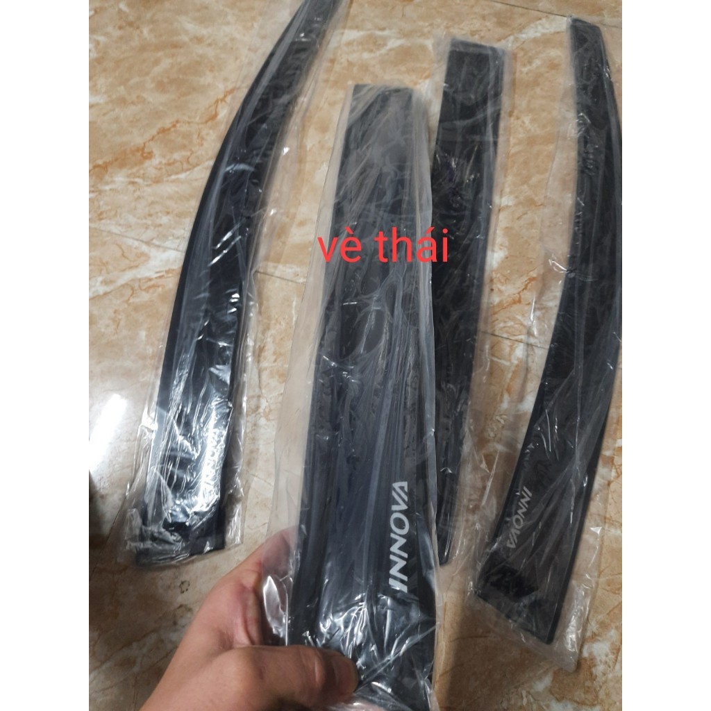 VÈ CHE MƯA NHỰA ĐEN TOYOTA INNOVA 2006- 2022  liện hệ trước khi đặt hàng