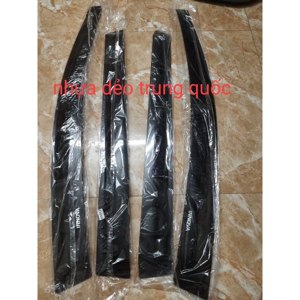 VÈ CHE MƯA NHỰA ĐEN TOYOTA INNOVA 2006- 2022  liện hệ trước khi đặt hàng