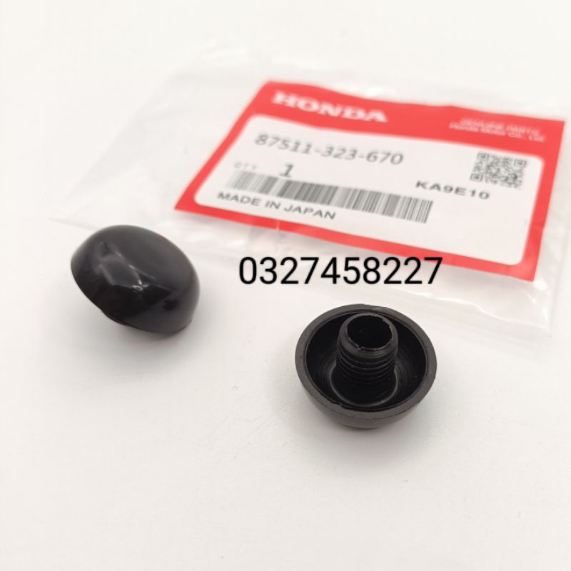 2 nút nhựa, nắp bịt lỗ chân gương xe DREAM, WAVE, Cub...