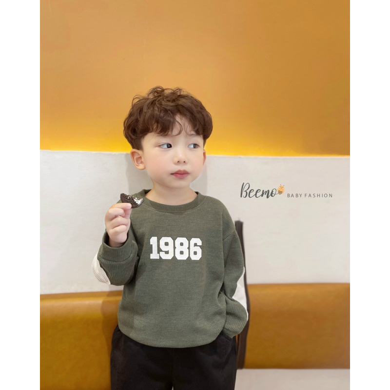 Áo nỉ tổ ong 1986 bé trai