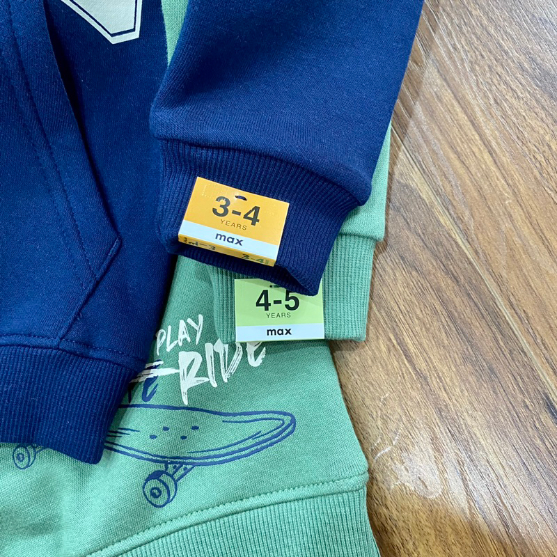 Áo nỉ bông bé trai hàng xuất dư xịn Max