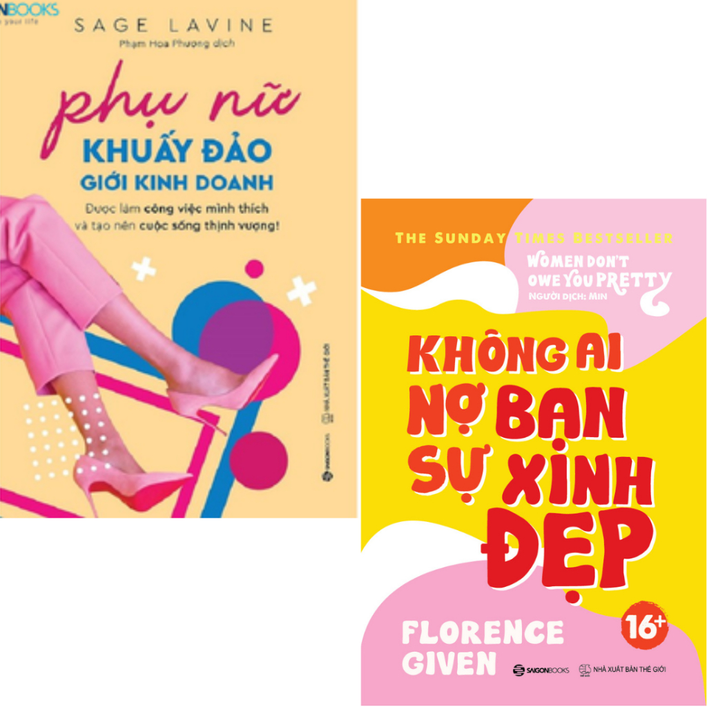 SÁCH - Phụ nữ khuấy đảo giới kinh doanh, Không ai nợ bạn sự xinh đẹp (Bộ)