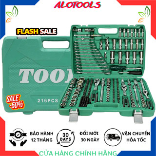 Bộ dụng cụ 216 chi tiết jngek|bộ dụng cụ sửa chữa ô tô 216 món