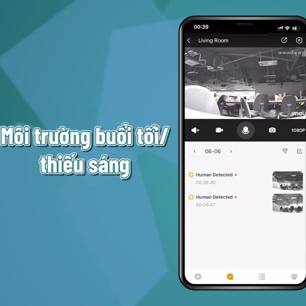 Camera IP 360 Độ 1080P IMOU A2 A22EP Đàm thoạt phát hiện chuyển động Hàng chính hãng bảo hành 24 tháng