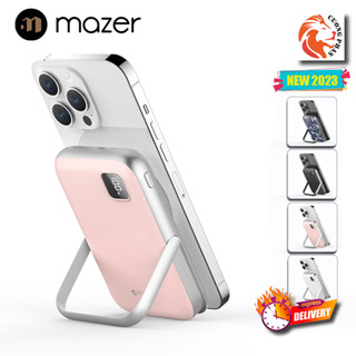Pin Sạc Dự Phòng Không Dây 10000mAh Mini Nam Châm Từ Tính MAZER MagAir16 Chân Đứng,Bảo Hành 12 Tháng