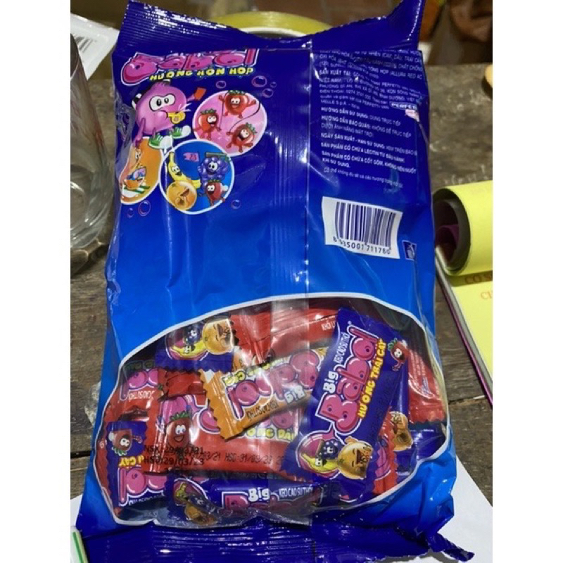 túi 40 chiếc kẹo bigbabol hương trái cây