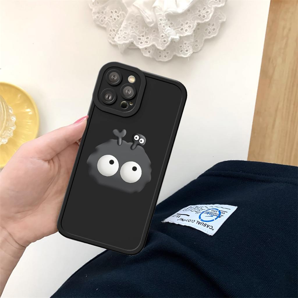 Ốp lưng điện thoại iphone hoạ tiết đôi mắt Black Emoji 6/6plus/6s/6splus/7/7plus/8/8plus/x/xs/11/12/13/14/pro/max/promax